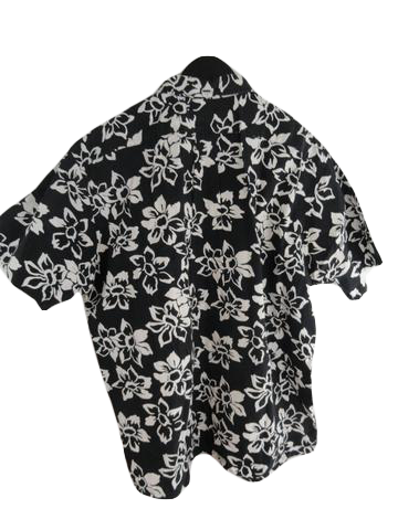 Ralph Lauren 60's Men's Shirt Black and White Size XL (bl) SKU 000161