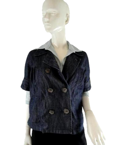 Load image into Gallery viewer, Apostrophe 50&amp;#39;s Top Blue Size S/C SKU 000232-2
