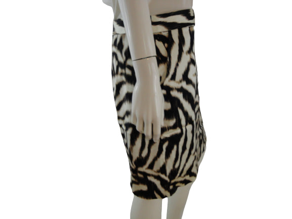 Load image into Gallery viewer, Ann Taylor Skirt Animal Print Size 10 SKU 000002
