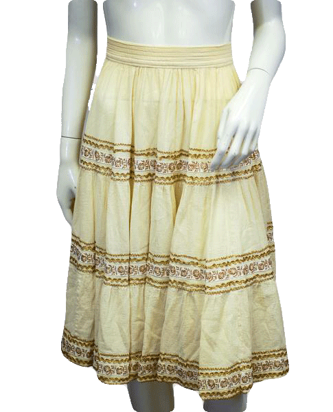 Boho Full Circle Sequin Embellished Skirt Size Small SKU 000132