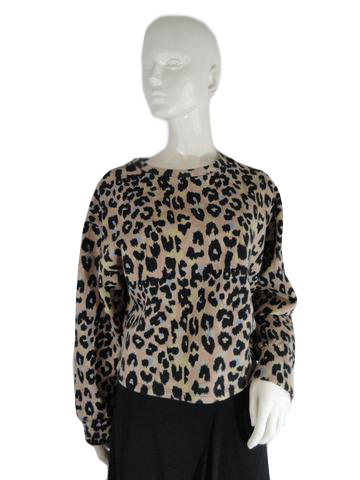 Zara Sweatshirt Leopard Print Size 28 SKU 000234-4
