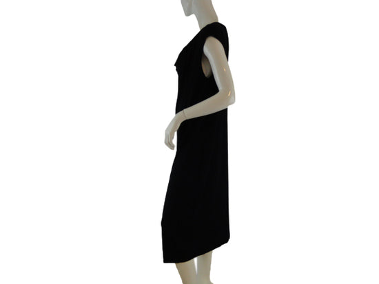 Load image into Gallery viewer, Jones New York 70&amp;#39;s Dress Long Black Size 1X SKU 000213-2
