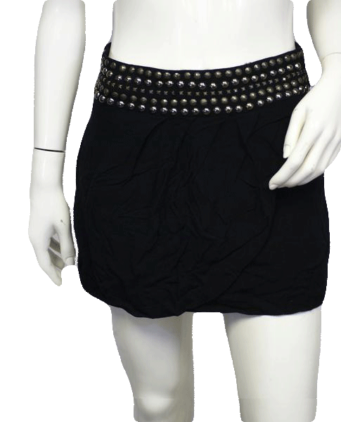 Valley Girl Mini Skirt Black Size 8 SKU 000026