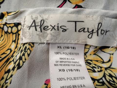 Alexis Taylor 80's Blouse White Size XL 16/18 SKU 000234-11