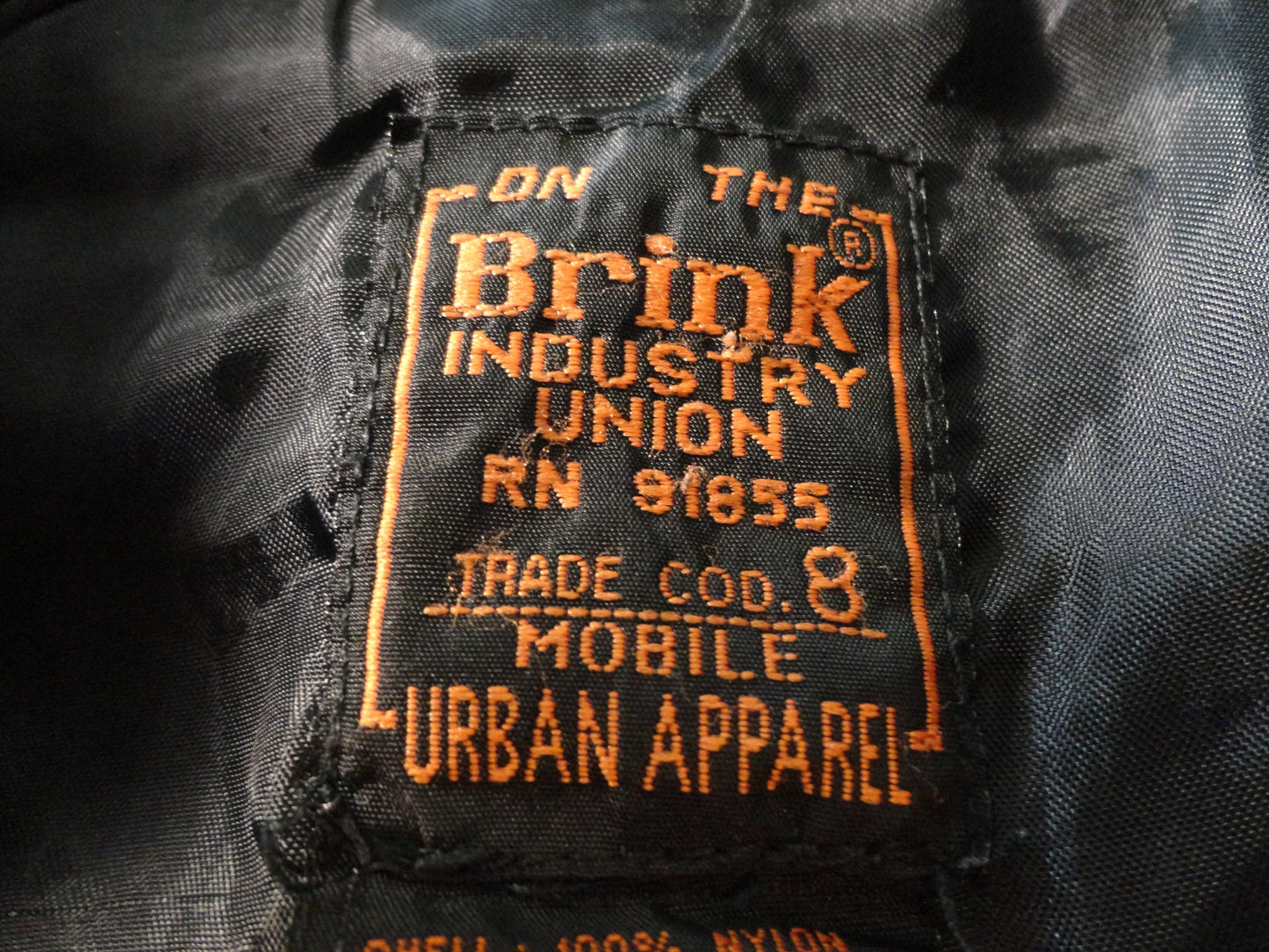 Men's On The Brink 80's leeveless Jacket Black Size L SKU 000166
