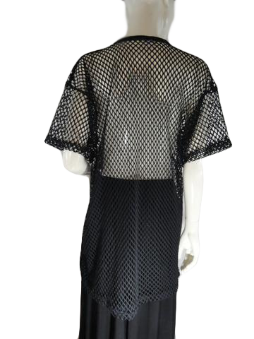 Load image into Gallery viewer, Third Coast 90&amp;#39;s Cover Up Black One Size SKU 000234-16
