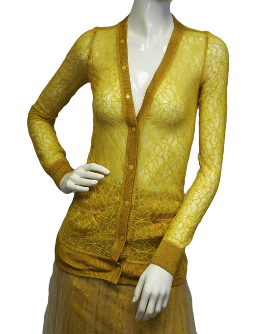 Rodarte Mustard Yellow 2 pc. Dress Set Size 1 (SKU 000093) - Designers On A Dime - 1