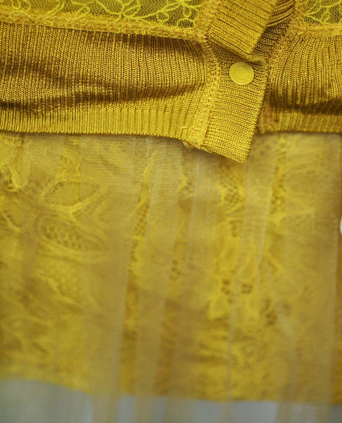 Rodarte Mustard Yellow 2 pc. Dress Set Size 1 (SKU 000093) - Designers On A Dime - 3