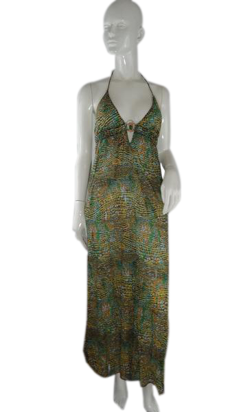Trina Turk 70's Halter Dress Multicolored Size XS SKU 000238-2