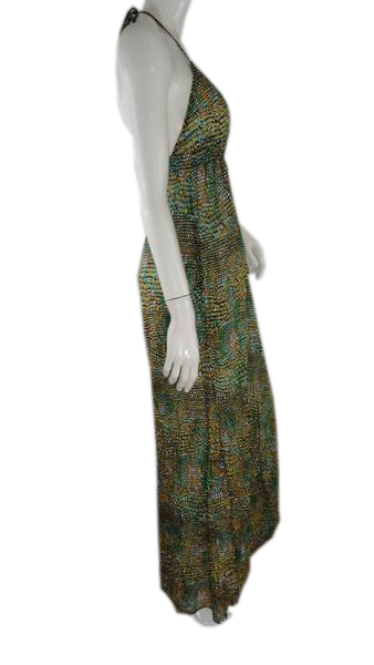 Load image into Gallery viewer, Trina Turk 70&amp;#39;s Halter Dress Multicolored Size XS SKU 000238-2
