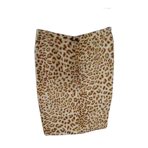 Escada 80's Skirt Beige Leopard Print Size 38 SKU 000238-5