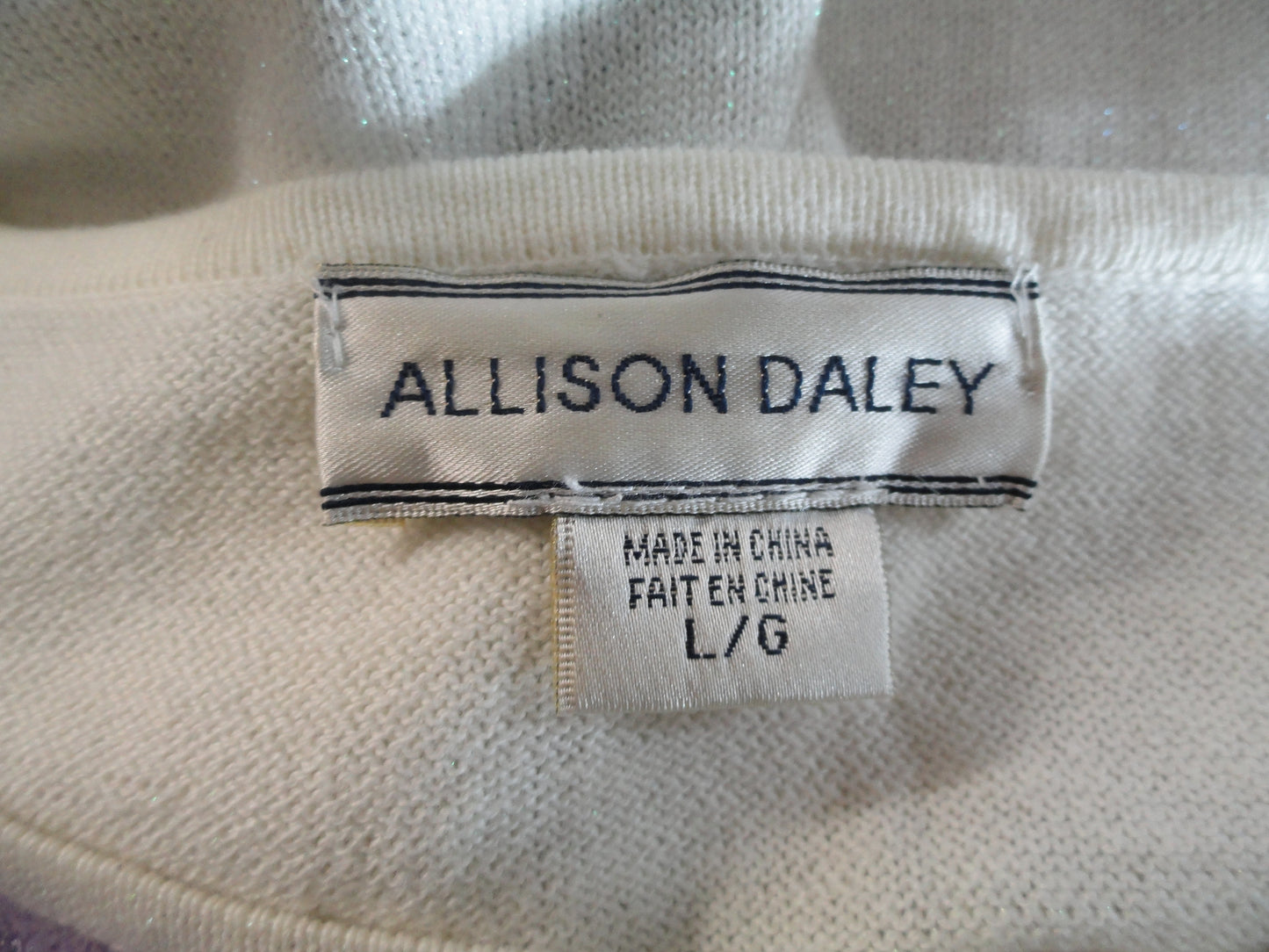 Allison Daley 70's Women's Sweater Size L SKU 000283-7