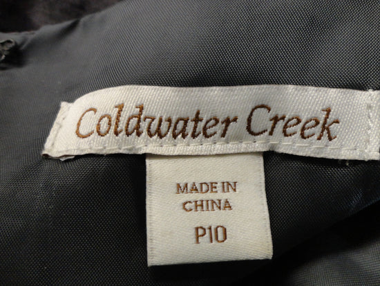 Coldwater Creek 90's Dress Dark Grey P10 SKU 000303-4