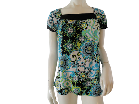 Load image into Gallery viewer, Perseption Women&amp;#39;s Multicolor Top SKU 000283-13

