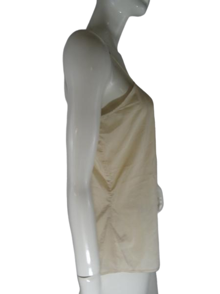 Diane Von Furstenberg 80's Top Beige Size 8 SKU 000237-14