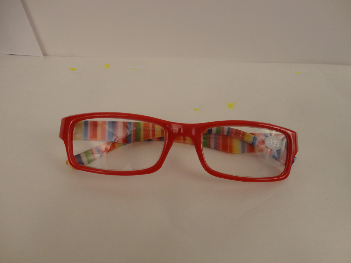 Readers Red Multi-colored Stripes on Stems (NWT) SKU 125-2