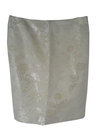 Balenciaga Paris Skirt Ivory Size 38 SKU 000237-16