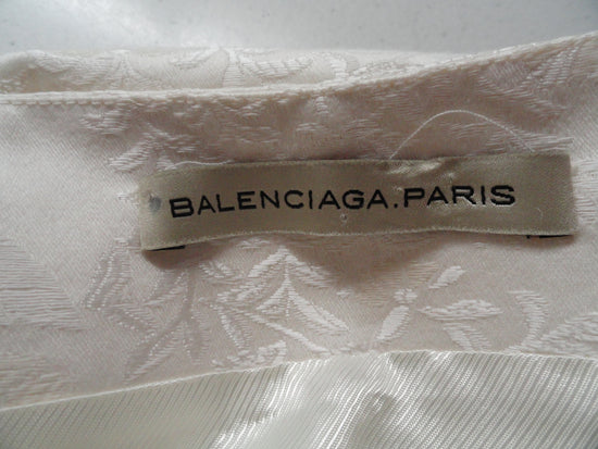 Balenciaga Paris Skirt Ivory Size 38 SKU 000237-16