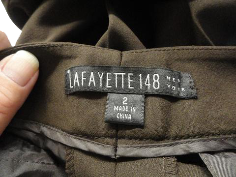 Lafayette 148 Pants Brown Size 2 SKU 000237-19