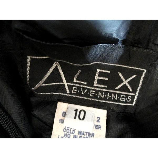 Alex Evenings 80's Skirt Black Size 10 SKU 000239-4