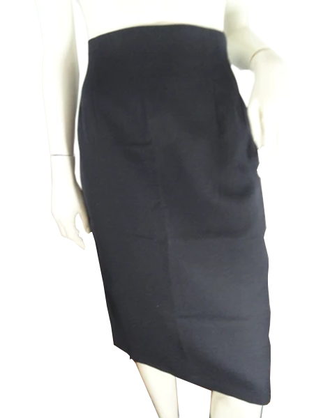 Jones Wear 70's Skirt Navy Blue Size 10 SKU 000239-5