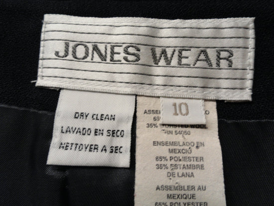 Jones Wear 70's Skirt Navy Blue Size 10 SKU 000239-5