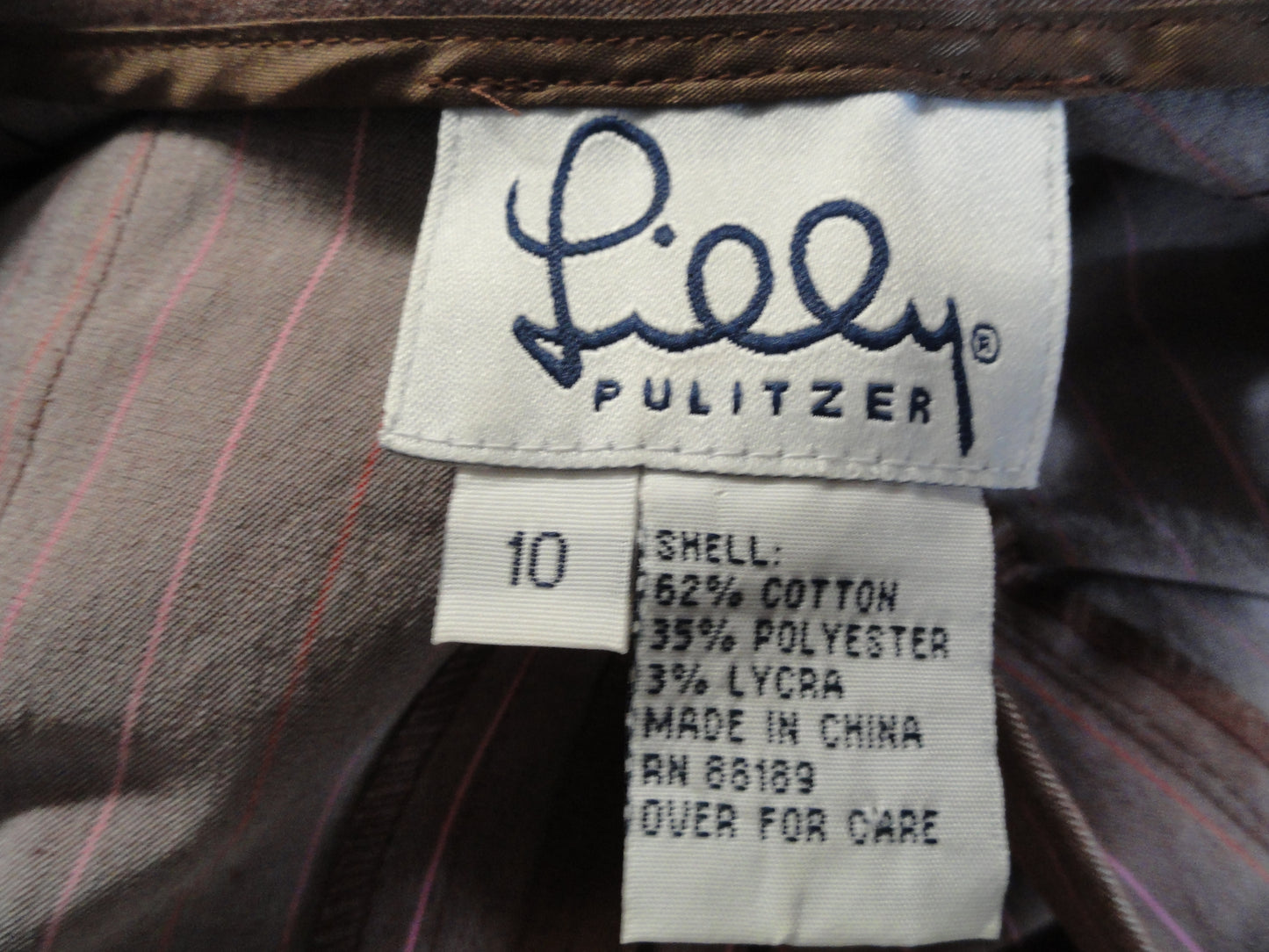 Lilly Pulitzer 80's Skirt Light Mauve Size 10 SKU 000239-7