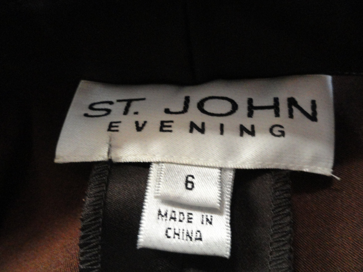 St. John Women's Pants Dark Brown Size 6 SKU 000239-11
