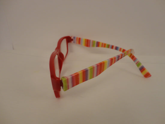 Readers Red Multi-colored Stripes on Stems NWT SKU 175-9