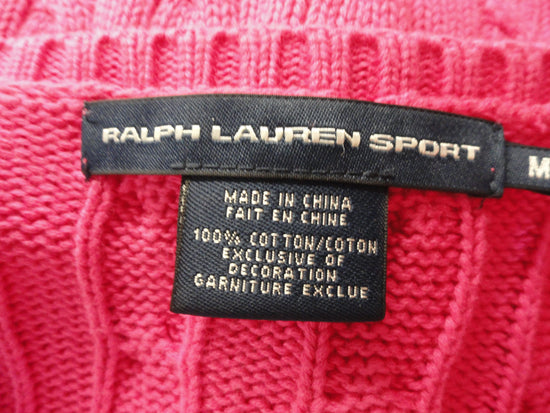 Ralph Lauren 60's Sweater Pink Size M SKU 000240-8
