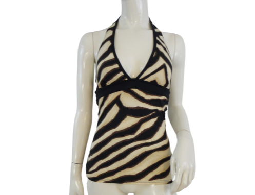 Michael Michael Kors: Shimmer Cheetah Bandeau Bikini Top