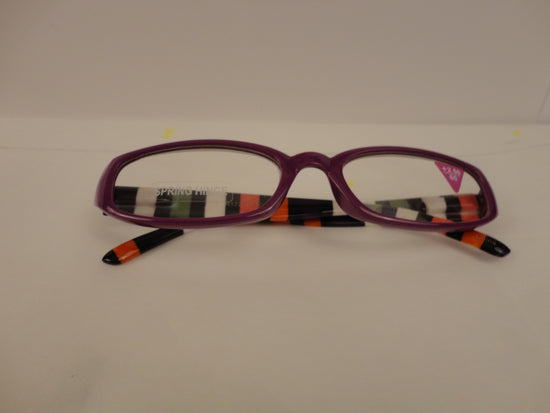 Readers Purple w/Multi Colored Stripes NWT SKU 250-13