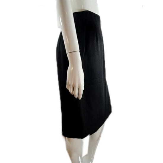 Jones Wear 70's Skirt Black Gold Size 10 SKU 000239-14