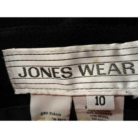 Jones Wear 70's Skirt Black Gold Size 10 SKU 000239-14