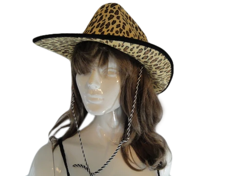 Cowgirl/Cowboy Hat Leopard Print NWT (SKU 000253-1)