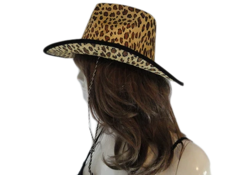 Cowgirl/Cowboy Hat Leopard Print NWT (SKU 000253-1)
