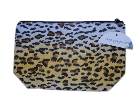 Cosmetic Bag Leopard Print NWT (SKU 000216-21)