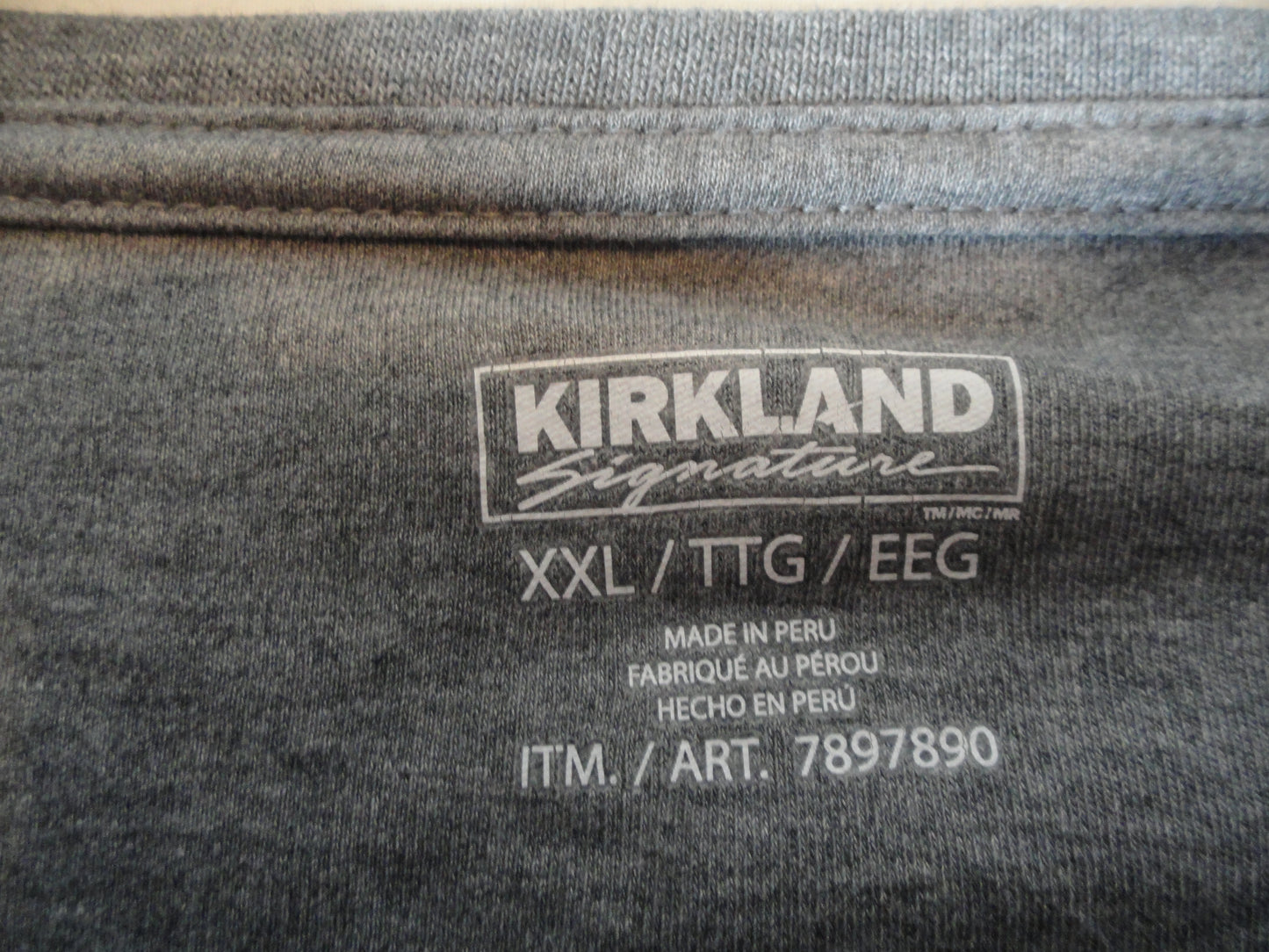 Load image into Gallery viewer, Men&amp;#39;s Kirkland T-Shirt Gray Sz XXL SKU 000199-10
