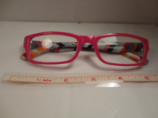 Readers Pink w/Multi Colored Stripes +2.00 NWT SKU 200-7
