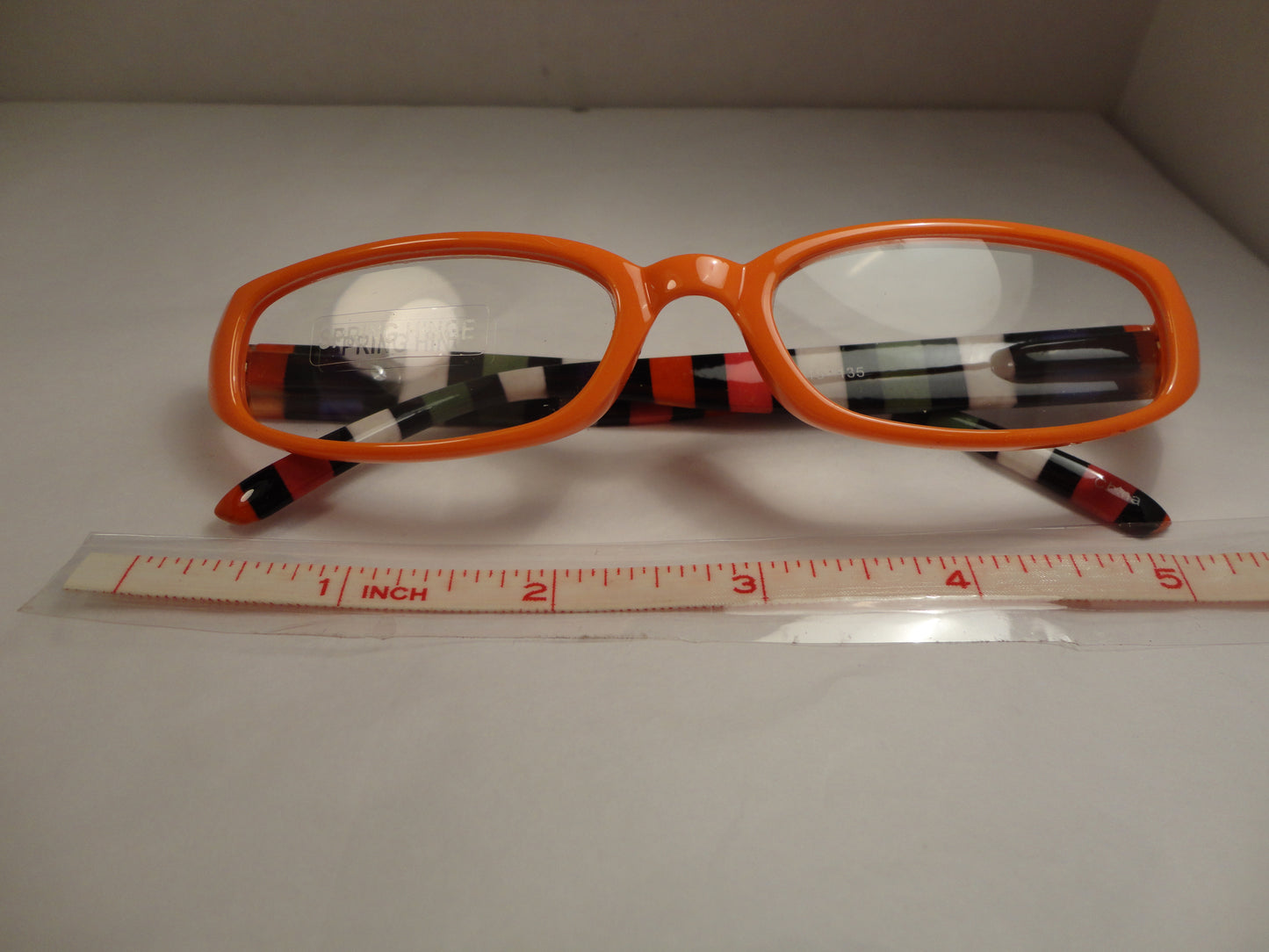 Readers Orange w/Multi Colored Stripes NWT SKU 200-18