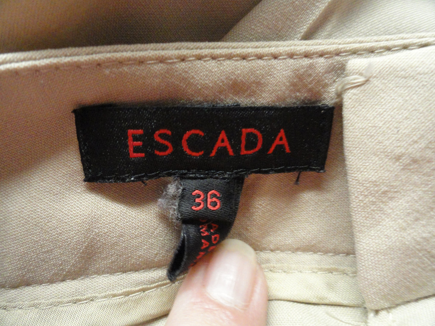 Escada 80's Women's Pants Size 36 SKU 000238-10