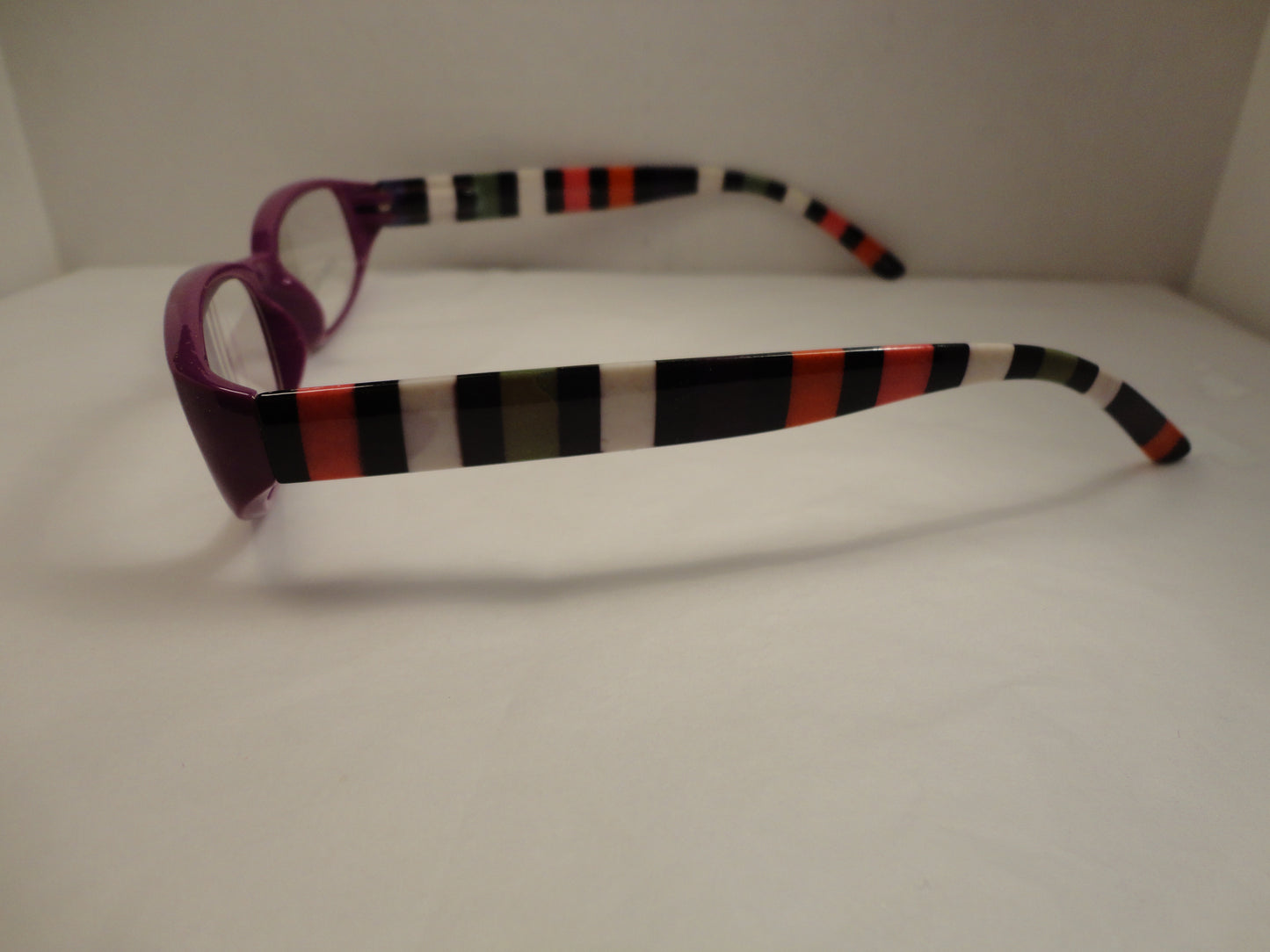 Readers Purple w/Multi Colored Stripes NWT SKU 300-4