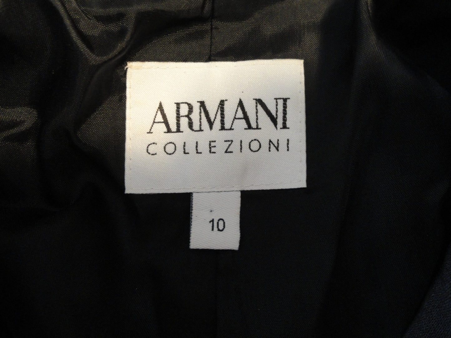 Armani Blazer Black Size 10 (SKU 000259-2)