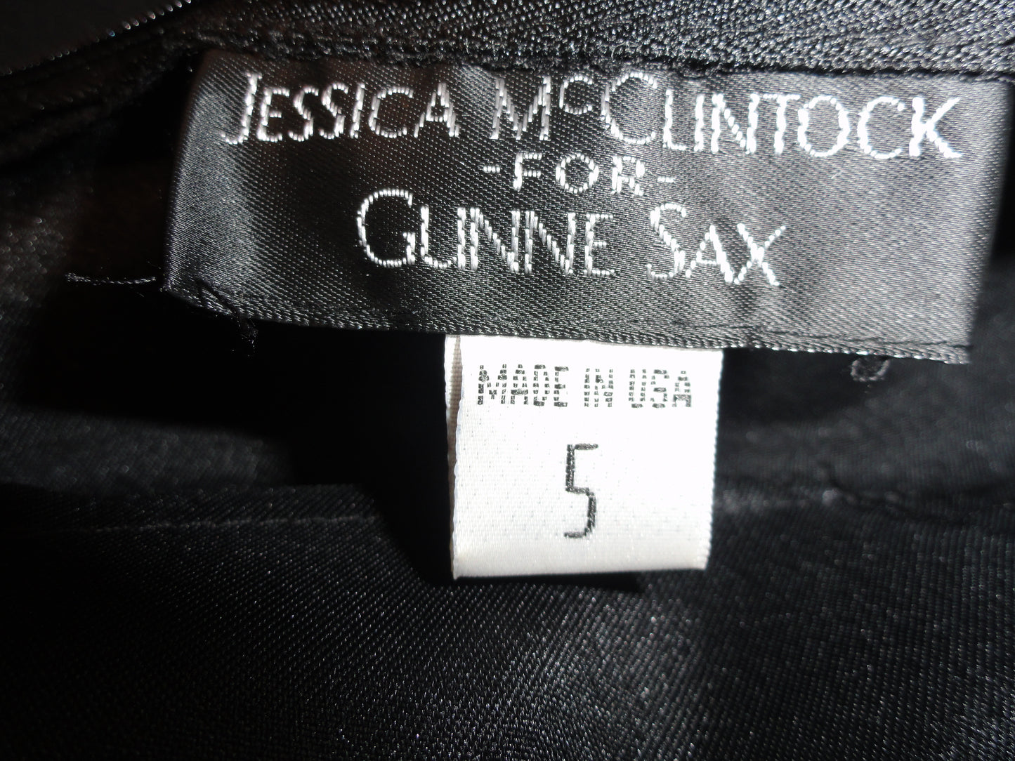 Jessica McClintock 70's Skirt Black Size 5 SKU 000117-14