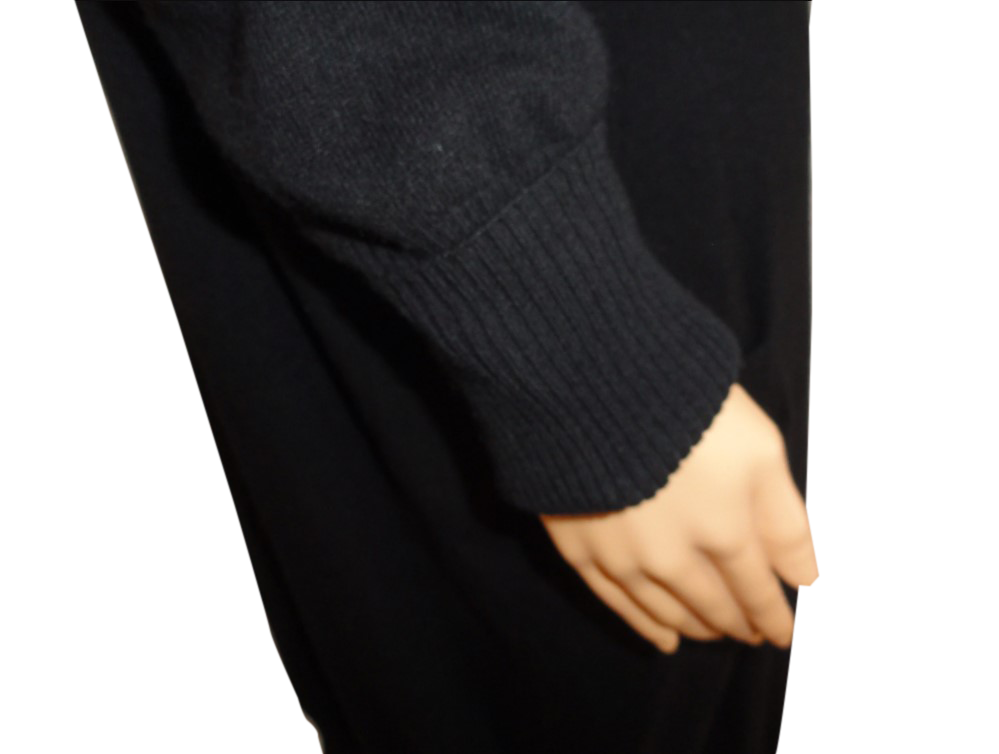 Hache Long Sweater Black Size 8 NWT SKU 000036
