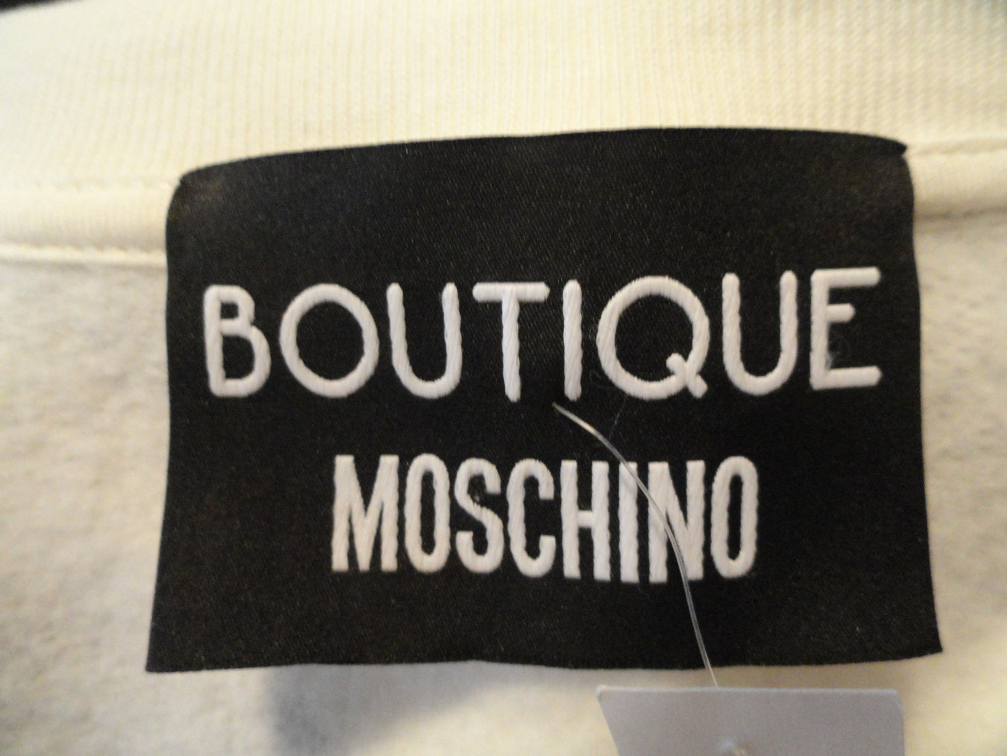 Moschino Boutique Dress White/Black Size 12 SKU 000184-14