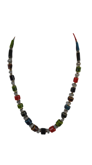 Necklace Multiple Colored Beads (SKU 004001-2)