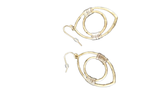 Earrings Gold Color Hoops (SKU 004001-10)