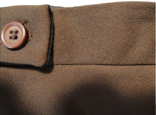 BCBG 80's Pants Dark Brown Knit Size 4 NWT SKU 000056