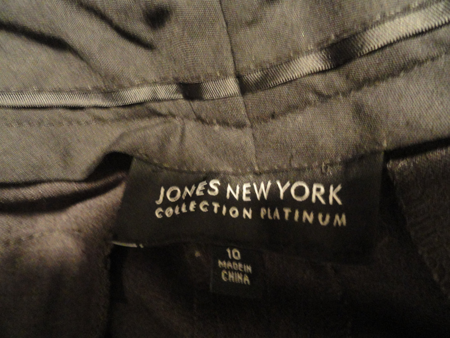 Jones New York 70's Pants Gray Size 10 (SKU 000265-9)